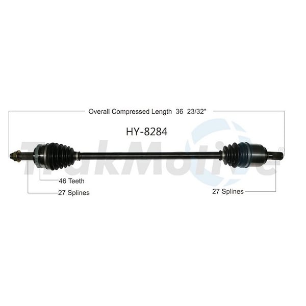 Surtrack Axle Cv Axle Shaft, Hy-8284 HY-8284 - main
